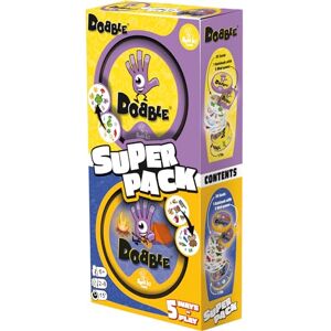 Asmodee Dobble Super Pack (Camping + Classic) Fun Family Card Game Fast-Paced Observation Game 15 Min Playtime 2-8 Players Ages 6 and up Tin Box & 55 Cards Asmodee Dobble Super Pack (Camping + Classic) Fun Family Card Game Fast-Paced Observation Game 15 Min Playtime 2-8 Players Ages 6 and up Tin Box & 55 Cards