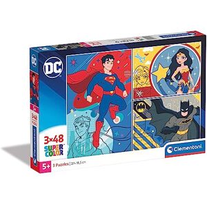 Clementoni 25272 Supercolor Puzzle Dc Comics Justice League 3 X 48-Piece Jigsaw Puzzles Jigsaw Puzzle For Kids Age 4 Clementoni 25272 Supercolor Puzzle Dc Comics Justice League 3 X 48-Piece Jigsaw Puzzles Jigsaw Puzzle For Kids Age 4