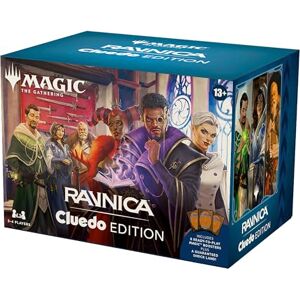 Magic: The Gathering Ravnica: Cluedo Edition 3-4 Player Murder Mystery Card Game (Includes 8 Ready-to-Play Boosters, 21 Evidence Cards, 1 Foil Shock Land, and Detective Game Accessories) Magic: The Gathering Ravnica: Cluedo Edition 3-4 Player Murder Mystery Card Game (Includes 8 Ready-to-Play Boosters, 21 Evidence Cards, 1 Foil Shock Land, and Detective Game Accessories)