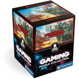 Clementoni Jigsaw Puzzle Cube Dungeons & Dragons 500 Pieces Gaming Collection Puzzle For Adults 14-99 Years, Gift For Men/Women, Game, D&D, Made In Italy, 35562 Clementoni Jigsaw Puzzle Cube Dungeons & Dragons 500 Pieces Gaming Collection Puzzle For Adults 14-99 Years, Gift For Men/Women, Game, D&D, Made In Italy, 35562