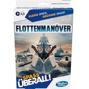 Hasbro Compact fleet manoeuvre, travel game for 2 players from 7 years, classic ships sinking, travel games adults and children Hasbro Compact fleet manoeuvre, travel game for 2 players from 7 years, classic ships sinking, travel games adults and children