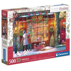 Clementoni Jigsaw Puzzle Collection Old Toy Shop 500 Pieces Puzzle For Adults 14-99 Years, Gift For Men/Women, Made In Italy, 81496 Clementoni Jigsaw Puzzle Collection Old Toy Shop 500 Pieces Puzzle For Adults 14-99 Years, Gift For Men/Women, Made In Italy, 81496