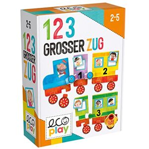 Headu DE52590 123 Large Train Montessori Educational Game, Orange Headu DE52590 123 Large Train Montessori Educational Game, Orange
