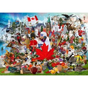 Ravensburger Oh Canada! 1000 Piece Jigsaw Puzzle for Adults 12001006 Handcrafted Tooling, Made in Germany, Every Piece Fits Together Perfectly Ravensburger Oh Canada! 1000 Piece Jigsaw Puzzle for Adults 12001006 Handcrafted Tooling, Made in Germany, Every Piece Fits Together Perfectly