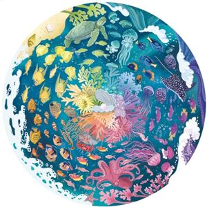 Ravensburger Circle of Colours Oceans Circular 500 Piece Jigsaw Puzzle for Adults and Kids Age 10 Years + Ravensburger Circle of Colours Oceans Circular 500 Piece Jigsaw Puzzle for Adults and Kids Age 10 Years +