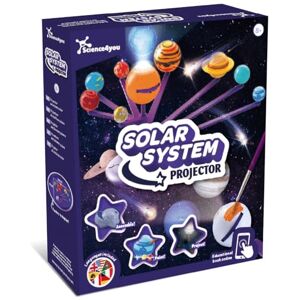 Science4you Solar System Projector 3D Make You Own Solar System Projector for Kids, Assemble, Paint and Project All the Planets,Space Toys for Kids, Original Gift for Boys & Girls Age 8 9 10 11 12+ Science4you Solar System Projector 3D Make You Own Solar System Projector for Kids, Assemble, Paint and Project All the Planets,Space Toys for Kids, Original Gift for Boys & Girls Age 8 9 10 11 12+