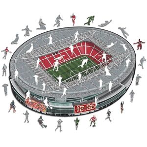 ICONIC PUZZLES Arsenal Emirates Stadium, Officially Licensed Wooden Puzzle, 100% Sustainable, Gift for Adults and Children, Size S, 150 Pieces ICONIC PUZZLES Arsenal Emirates Stadium, Officially Licensed Wooden Puzzle, 100% Sustainable, Gift for Adults and Children, Size S, 150 Pieces