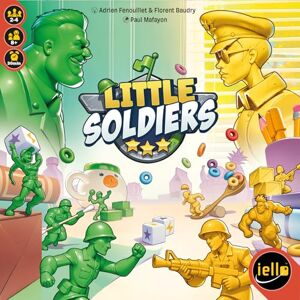 IELLO Little Soldiers Board Game Ages 8+ 2-4 Players 30 Minutes Playing Time IELLO Little Soldiers Board Game Ages 8+ 2-4 Players 30 Minutes Playing Time