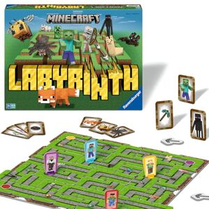 Ravensburger Minecraft Labyrinth The Moving Maze Board Game for Kids and Families Age 7 Years Up 2 to 4 Players Ravensburger Minecraft Labyrinth The Moving Maze Board Game for Kids and Families Age 7 Years Up 2 to 4 Players