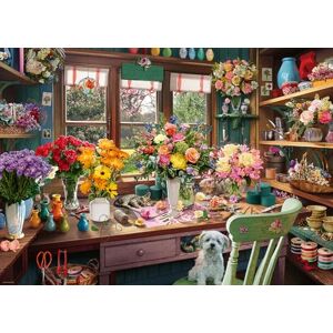 Ravensburger My Haven No.13 – The Flower Arranger’s Shed 1000 Piece Adult Jigsaw Puzzle by Artist Steve Reed Ravensburger My Haven No.13 – The Flower Arranger’s Shed 1000 Piece Adult Jigsaw Puzzle by Artist Steve Reed