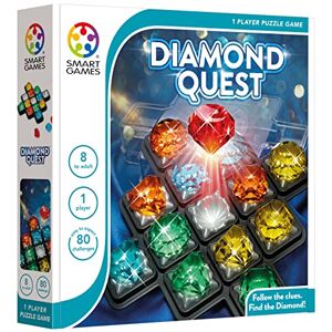 SmartGames Diamond Quest, Puzzle Game with 80 Challenges, 10+ Years SmartGames Diamond Quest, Puzzle Game with 80 Challenges, 10+ Years