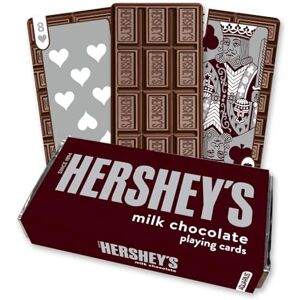 AQUARIUS Hershey’s Chocolate Bar Premium Playing Cards Hershey's Themed Deck of Cards for Your Favorite Card Games Officially Licensed Hershey's Merchandise & Collectibles AQUARIUS Hershey’s Chocolate Bar Premium Playing Cards Hershey's Themed Deck of Cards for Your Favorite Card Games Officially Licensed Hershey's Merchandise & Collectibles
