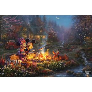 Schmidt Thomas Kinkade: Disney Mickey & Minnie Sweetheart Campfire (200 Pieces) Jigsaw Puzzle Ages 8+ 1+ Players Schmidt Thomas Kinkade: Disney Mickey & Minnie Sweetheart Campfire (200 Pieces) Jigsaw Puzzle Ages 8+ 1+ Players