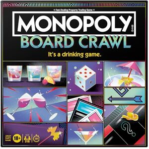 Monopoly Board Crawl Party Game, Official Drinking Game for Adults Ages 18+ English Version Monopoly Board Crawl Party Game, Official Drinking Game for Adults Ages 18+ English Version