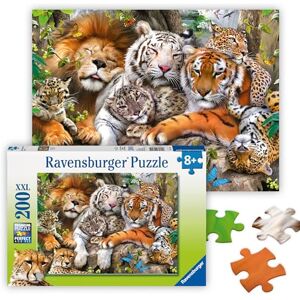 Ravensburger Big Cat Nap 200 Piece Jigsaw Puzzle With Extra Large Pieces For Kids Age 8 Years And Up Ravensburger Big Cat Nap 200 Piece Jigsaw Puzzle With Extra Large Pieces For Kids Age 8 Years And Up
