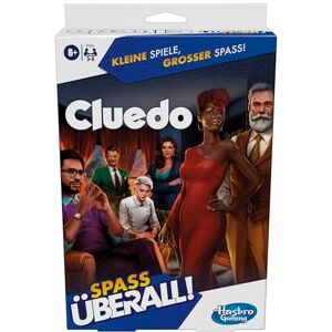Hasbro Cluedo Compact Portable Game for 3-6 Players, Travel Game for Kids, Fun Anywhere Hasbro Cluedo Compact Portable Game for 3-6 Players, Travel Game for Kids, Fun Anywhere