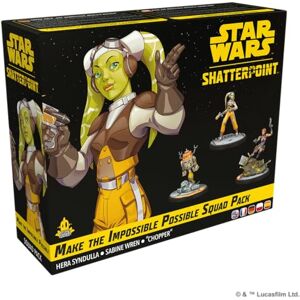 Asmodee Atomic Mass Games Star Wars: Shatterpoint Make The Impossible Possible (Squad Pack) Tabletop Miniatures Game Ages 14+ 2 Players 90 Minutes Playing Time Asmodee Atomic Mass Games Star Wars: Shatterpoint Make The Impossible Possible (Squad Pack) Tabletop Miniatures Game Ages 14+ 2 Players 90 Minutes Playing Time