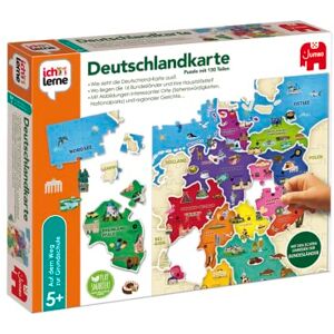 Jumbo Ich Learn Deutschlandkarte Educational Game from 5 Years Children's Game for Preschool and Primary School Jumbo Ich Learn Deutschlandkarte Educational Game from 5 Years Children's Game for Preschool and Primary School