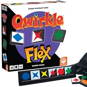 MindWare Qwirkle Flex Board Game Ages 8+ 2-4 Players 30 Minutes Playing Time, Purple, Black, White MindWare Qwirkle Flex Board Game Ages 8+ 2-4 Players 30 Minutes Playing Time, Purple, Black, White