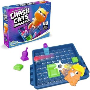 ThinkFun Crash Cats Game Strategy Board Game for Adults and Kids Age 8 Years Up 1+ Players ThinkFun Crash Cats Game Strategy Board Game for Adults and Kids Age 8 Years Up 1+ Players