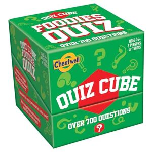 Cheatwell Games Quiz Cube Foodies Trivia Game With Over 700 Questions Cheatwell Games Quiz Cube Foodies Trivia Game With Over 700 Questions