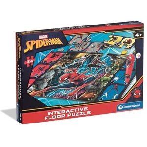 Clementoni Interactive Floor Puzzle Spiderman With Electronic Pen, 24-Piece Educational Puzzle Mat for Kids Age 3+ Clementoni Interactive Floor Puzzle Spiderman With Electronic Pen, 24-Piece Educational Puzzle Mat for Kids Age 3+