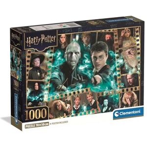 Clementoni Jigsaw Puzzle 1000 pieces, Harry Potter, Puzzle for Adults 14-99 Years, Compact Box, Made in Italy, 37048 Clementoni Jigsaw Puzzle 1000 pieces, Harry Potter, Puzzle for Adults 14-99 Years, Compact Box, Made in Italy, 37048