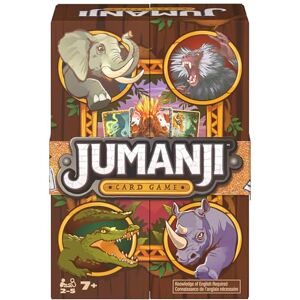 Spin Master Games , Jumanji Card Game, Experience the Thrilling Adventure Based on The Action-Comedy Movie, Take on Jungle Challenges for Kids, Adults & Family Game Night, 2-5 Players, for Ages 7 & Up Spin Master Games , Jumanji Card Game, Experience the Thrilling Adventure Based on The Action-Comedy Movie, Take on Jungle Challenges for Kids, Adults & Family Game Night, 2-5 Players, for Ages 7 & Up