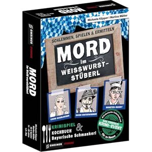 Gmeiner Verlag Unbekannt 581611 Mord Im WeißwursTSTüberl Card Game: Feast, Play & Investigate (Crime Games in GMEINER-Verlag) Gmeiner Verlag Unbekannt 581611 Mord Im WeißwursTSTüberl Card Game: Feast, Play & Investigate (Crime Games in GMEINER-Verlag)