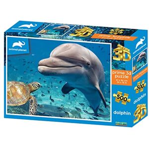 PRiME Animal Planet Dolphin & Turtle 3D Lenticular Jigsaw Puzzle 61cm x 46cm 500 pcs Games & Puzzles Ages 6+ PRiME Animal Planet Dolphin & Turtle 3D Lenticular Jigsaw Puzzle 61cm x 46cm 500 pcs Games & Puzzles Ages 6+