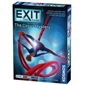 Thames & Kosmos EXIT Kids The Circus Mystery Escape Room Strategy Card Game for Children & Parents 1-4 Players Ages 12+ Level 3/5 Riddle Challenge, Blue Thames & Kosmos EXIT Kids The Circus Mystery Escape Room Strategy Card Game for Children & Parents 1-4 Players Ages 12+ Level 3/5 Riddle Challenge, Blue