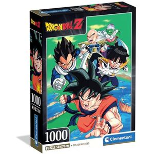 Clementoni Jigsaw Puzzle 1000 pieces, Dragonball Z, Puzzle for Adults 14-99 Years, Compact box, Made in Italy, 37051 Clementoni Jigsaw Puzzle 1000 pieces, Dragonball Z, Puzzle for Adults 14-99 Years, Compact box, Made in Italy, 37051