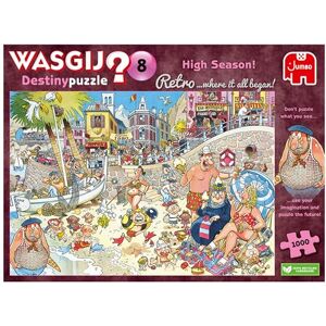 Wasgij Retro Destiny 8, High Season 1000 Piece Jigsaw Puzzles for Adults Colourful, Challenging & Brainteasing Adults Jigsaw Puzzle, Puzzle the Future 100% Recycled Cardboard, 1000pcs, Jumbo Wasgij Retro Destiny 8, High Season 1000 Piece Jigsaw Puzzles for Adults Colourful, Challenging & Brainteasing Adults Jigsaw Puzzle, Puzzle the Future 100% Recycled Cardboard, 1000pcs, Jumbo