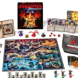 Ravensburger Horrified Games – Dungeons & Dragons – Strategy Board Game – Boost Critical Thinking & Teamwork – Cooperative Gameplay – Unique Monster Challenges – 1 to 5 Players – Adults & Kids 10+ Ravensburger Horrified Games – Dungeons & Dragons – Strategy Board Game – Boost Critical Thinking & Teamwork – Cooperative Gameplay – Unique Monster Challenges – 1 to 5 Players – Adults & Kids 10+
