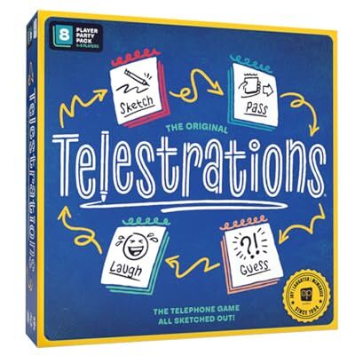 USAopoly Telestrations Refresh Family Party Game Ages 10+ 4-8 Players 30+ Minutes Playing Time USAopoly Telestrations Refresh Family Party Game Ages 10+ 4-8 Players 30+ Minutes Playing Time