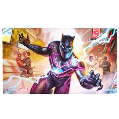 Gamegenic Magic: The Gathering Marvel Super Heroes Shiny Playmat Striking Black Panther Trading Card Game Accessory Ages 13+ Gamegenic Magic: The Gathering Marvel Super Heroes Shiny Playmat Striking Black Panther Trading Card Game Accessory Ages 13+