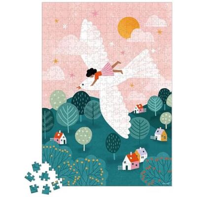 Janod 500-Piece Puzzle Dove Suitable for Adults, Teens & Kids Develops Patience and Dexterity Made in Europe & FSC-Certified 10 Years +, J02521 Janod 500-Piece Puzzle Dove Suitable for Adults, Teens & Kids Develops Patience and Dexterity Made in Europe & FSC-Certified 10 Years +, J02521