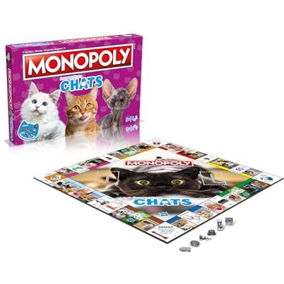 Winning Moves MONOPOLY CHATS- Board game Board game French version Winning Moves MONOPOLY CHATS- Board game Board game French version
