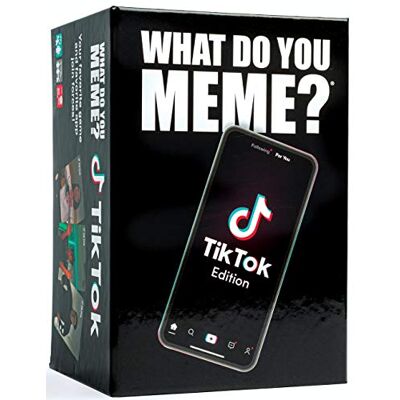 WHAT DO YOU MEME? TikTok Edition The TikTok-Themed Version of Our #1 Party Game for Meme Lovers WHAT DO YOU MEME? TikTok Edition The TikTok-Themed Version of Our #1 Party Game for Meme Lovers