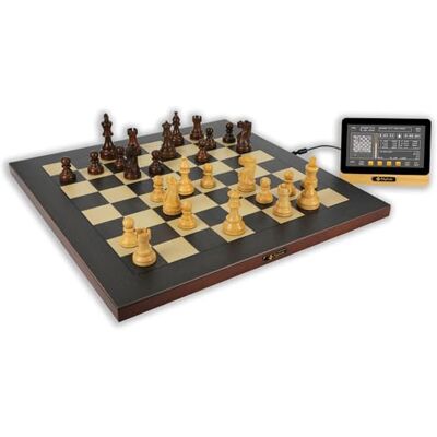 Mephisto Phoenix T premium chess computer with tournament chessboard, for ultimate chess moments, flexible training, playable online & offline, with top engines and retro emulations Mephisto Phoenix T premium chess computer with tournament chessboard, for ultimate chess moments, flexible training, playable online & offline, with top engines and retro emulations
