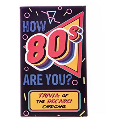 Boxer Gifts - How 80s Are You? Trivia Game - Unisex - Board Game Boxer Gifts - How 80s Are You? Trivia Game - Unisex - Board Game