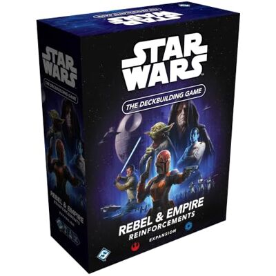 Asmodee Star Wars: The Deckbuilding Game – Rebel & Empire Reinforcements Expansion Board Game Expansion Ages 12+ 2 Players 30 Minutes Playing Time Asmodee Star Wars: The Deckbuilding Game – Rebel & Empire Reinforcements Expansion Board Game Expansion Ages 12+ 2 Players 30 Minutes Playing Time