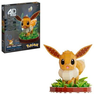 4D Build Pokémon Eevee 3D Puzzle Model Kit, Desk Décor, Shelf Display 4D Build Pokémon Eevee 3D Puzzle Model Kit, Desk Décor, Shelf Display