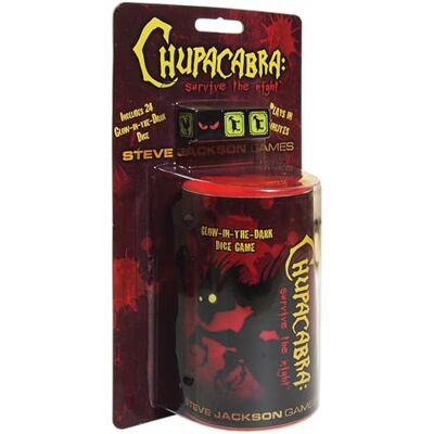 Jackson Chupacabra: Survive the Night Fast-Paced Dice Game for 2 to 4 Players Quick 10-20 Minute Gameplay Perfect for Ages 10 and Up Easy to Learn English Jackson Chupacabra: Survive the Night Fast-Paced Dice Game for 2 to 4 Players Quick 10-20 Minute Gameplay Perfect for Ages 10 and Up Easy to Learn English