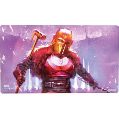 Gamegenic Star Wars Unlimited Shiny Playmat The Armourer A striking, shiny finish game mat featuring The Armourer, designed for card protection and style. Gamegenic Star Wars Unlimited Shiny Playmat The Armourer A striking, shiny finish game mat featuring The Armourer, designed for card protection and style.