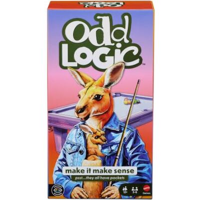 Mattel Odd Logic Family Party Game for Ages 8+, 3-6 Players Make it Make Sense, Hilarious Image Matching for Teens, Families, Game Night Fun & Parties, JVW92 Mattel Odd Logic Family Party Game for Ages 8+, 3-6 Players Make it Make Sense, Hilarious Image Matching for Teens, Families, Game Night Fun & Parties, JVW92