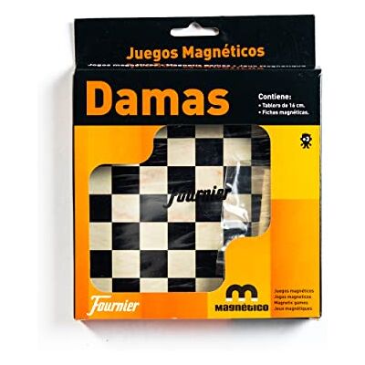 Fournier Magnetic Checkers (2 Players, Age 8+) 16x16cm Fournier Magnetic Checkers (2 Players, Age 8+) 16x16cm