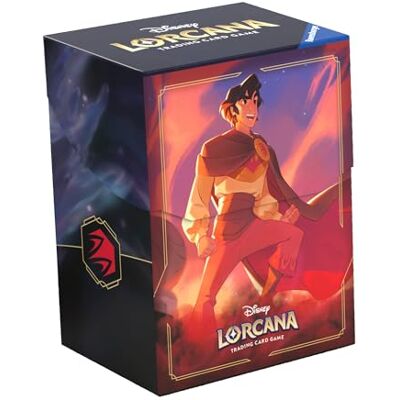 Ravensburger Disney Lorcana TCG Set 5: Shimmering Skies Aladdin Deck Box Trading Card Game for Adults and Kids Age 8+, Collectable TCG, Lorcana Gift for Boys and Girls Ravensburger Disney Lorcana TCG Set 5: Shimmering Skies Aladdin Deck Box Trading Card Game for Adults and Kids Age 8+, Collectable TCG, Lorcana Gift for Boys and Girls