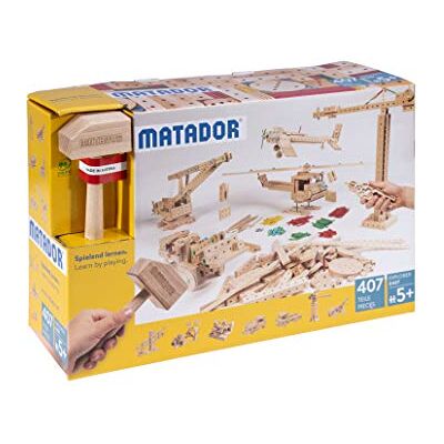 Matador 11407 E407 Building Kit, Wood Colour, from 5 Years, Colourful Matador 11407 E407 Building Kit, Wood Colour, from 5 Years, Colourful