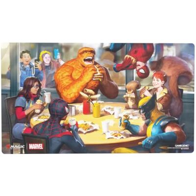 Gamegenic Magic: The Gathering Marvel Super Heroes Prime Playmat Heroic Feast Trading Card Game Accessory Ages 13+ Gamegenic Magic: The Gathering Marvel Super Heroes Prime Playmat Heroic Feast Trading Card Game Accessory Ages 13+